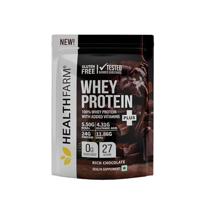 HF HealthFarm Whey Protein Plus with Added Vitamins 1kg